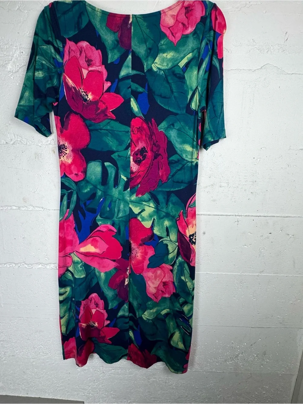 Tommy Bahama‎ Resortwear Floral Sheath Dress in Teal Pink Green